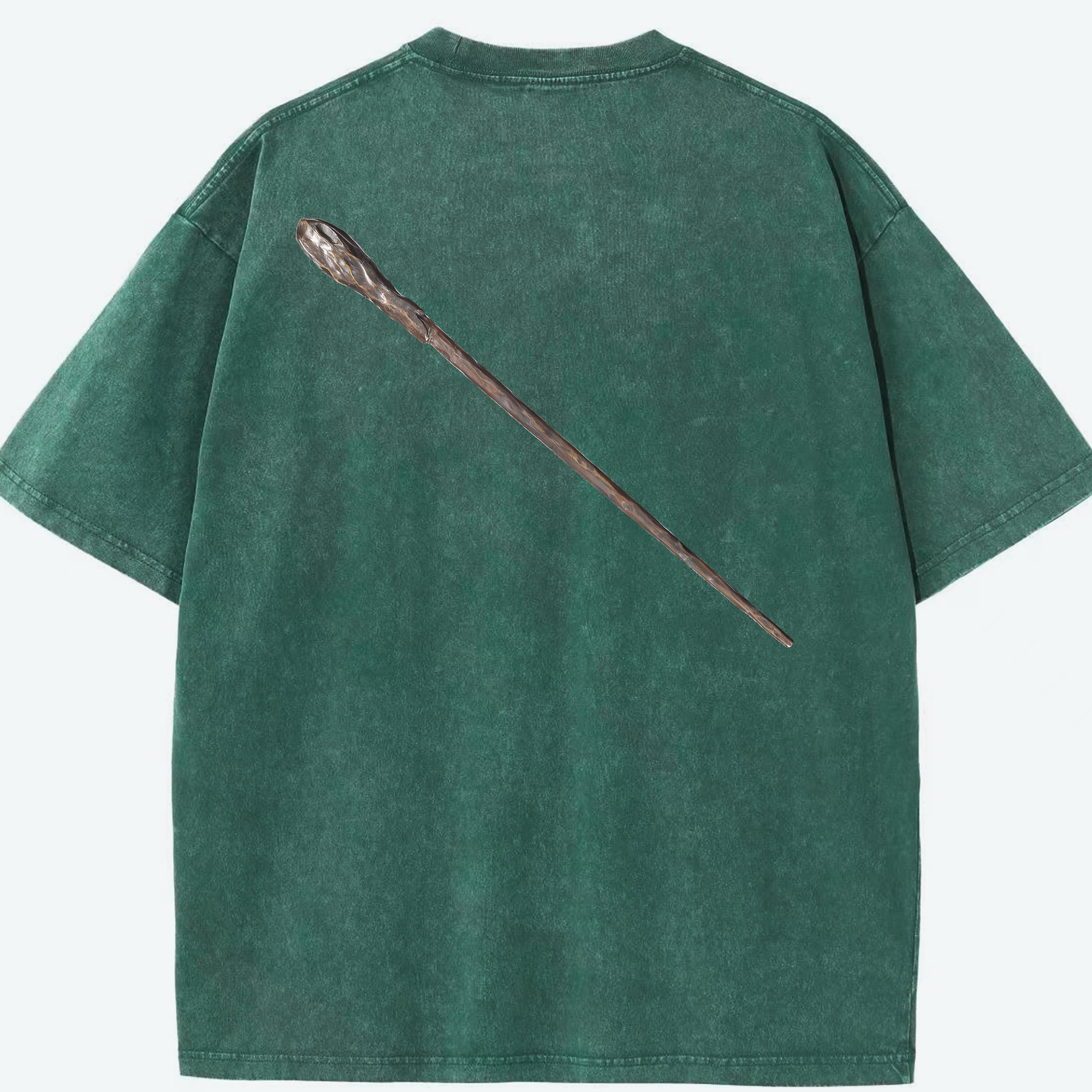 （画像用） Harry Potter ハリー・ポッターシリーズ 綿100% ヴィンテージ風 半袖Tシャツ（背面プリント）